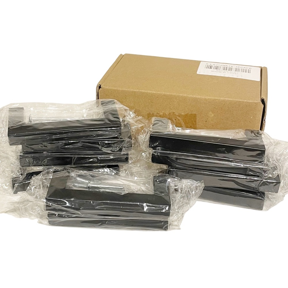 OYX 10 Pack 3 Inch Cabinet Pulls Black Drawer Pulls Black Handle Stainless Steel